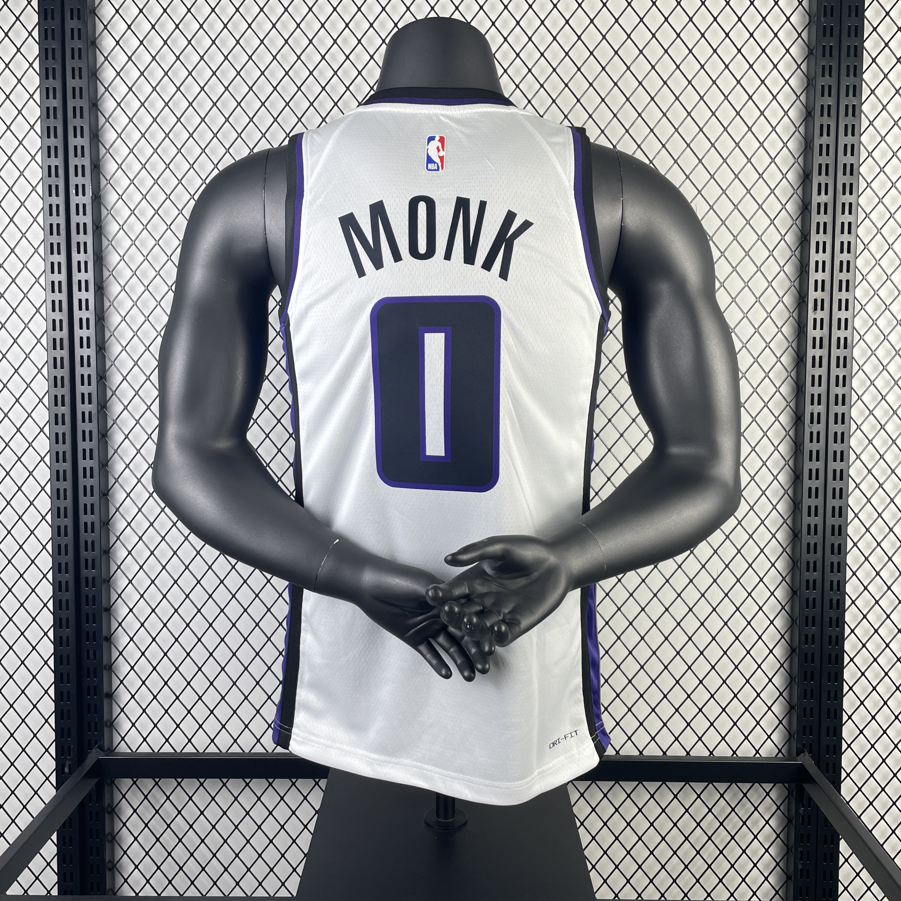 Men Sacramento Kings #0 Monk white NBA 2023 24 Season Jerseys->sacramento kings->NBA Jersey